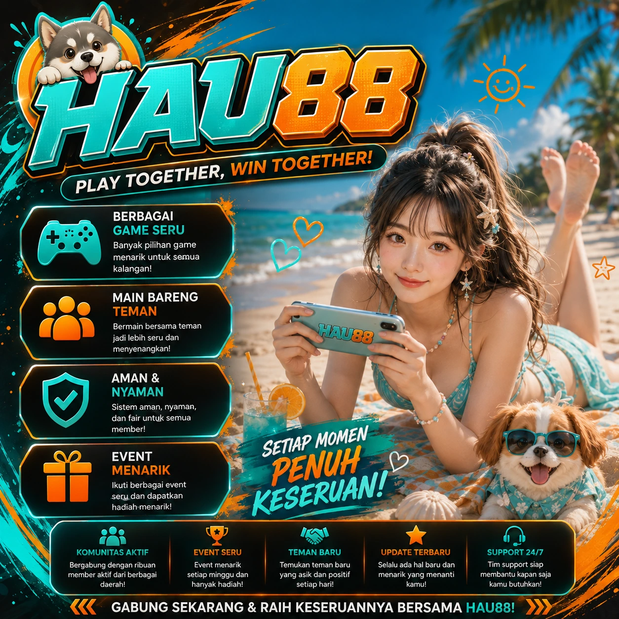 Banner HAU88 Official